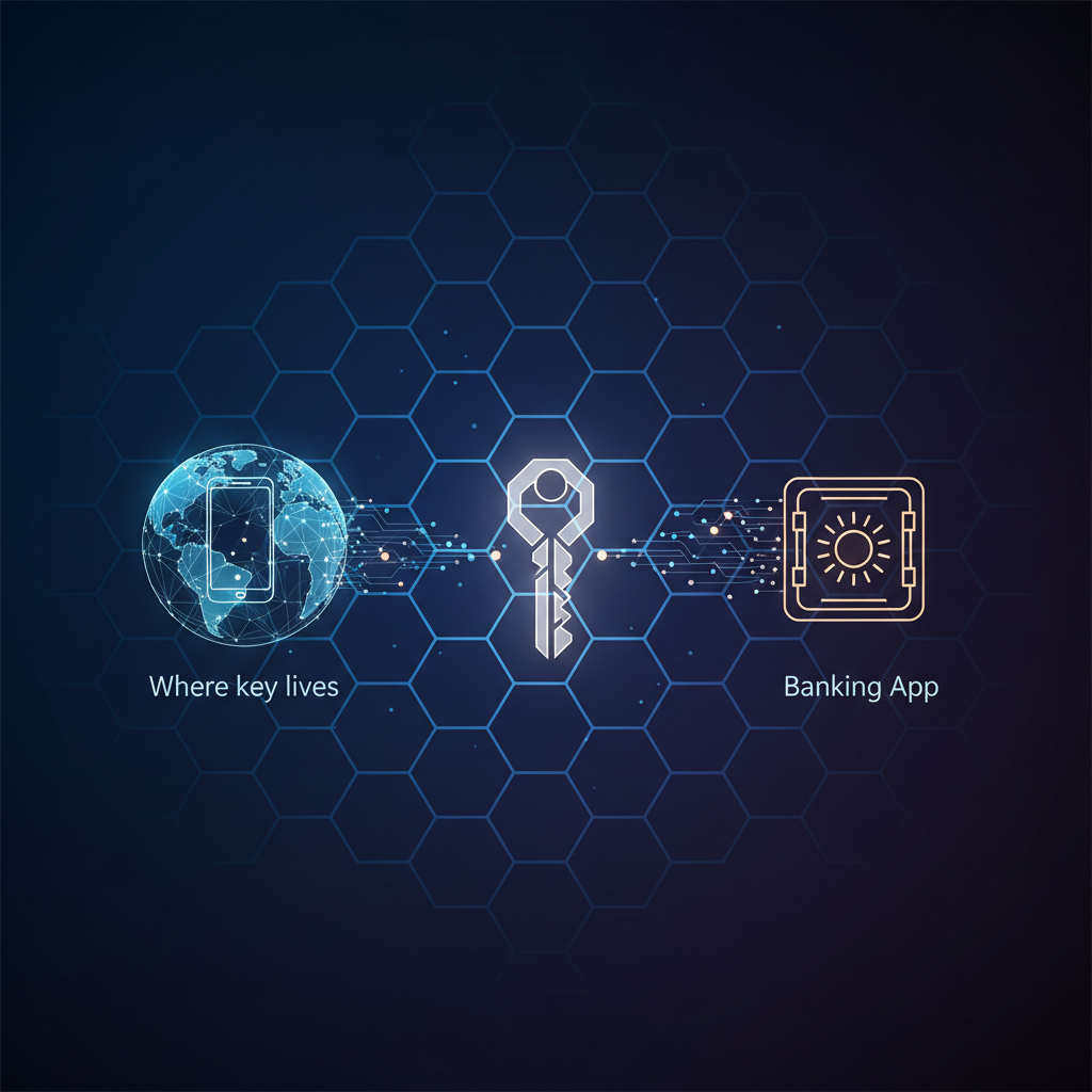 Passkeys in the banking app: decide where the key lives first.